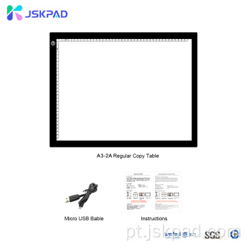 Bloco de desenho de luz led mágica JSKPAD